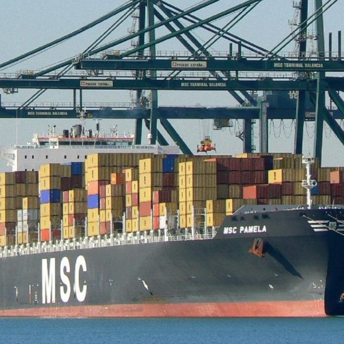 Huis-aan-huis Internationale de Scheepvaartmaatschappijen Snelle Lucht van UPS Uitdrukkelijk aan Doubai de V.A.E